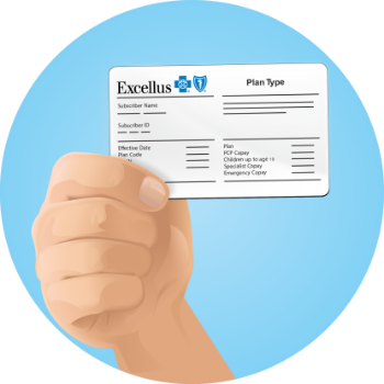 Excellus BlueCross BlueShield Member card